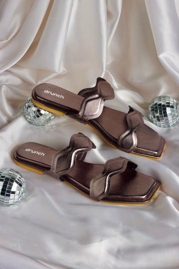Bellini Flats Gunmetal