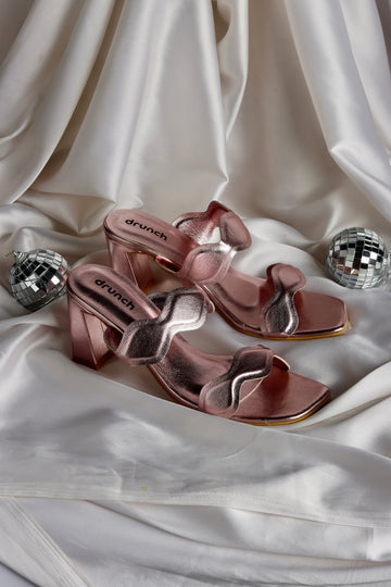 Bellini Heels Metallic Pink