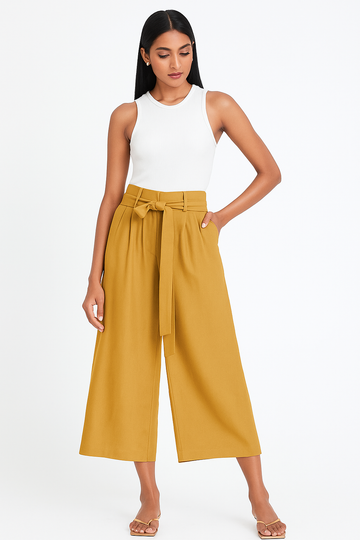 High-Waist Wide-Leg Pants
