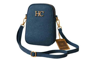 HC London Mini Denim Crossbody Pouch