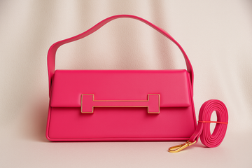 Fuchsia Luxe Buckle Bag